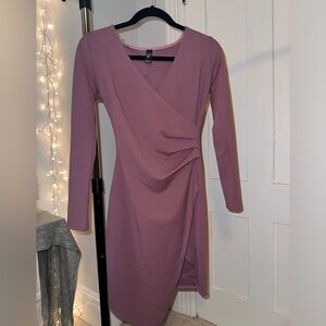 Windsor Body Con Mauve Dress